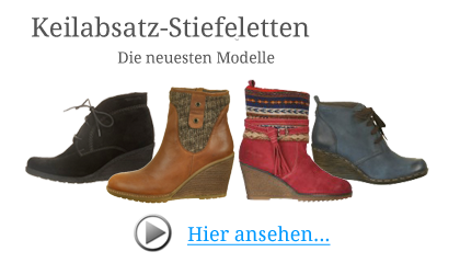 Keilabsatz Stiefeletten