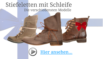 Stiefeletten mit Schleife