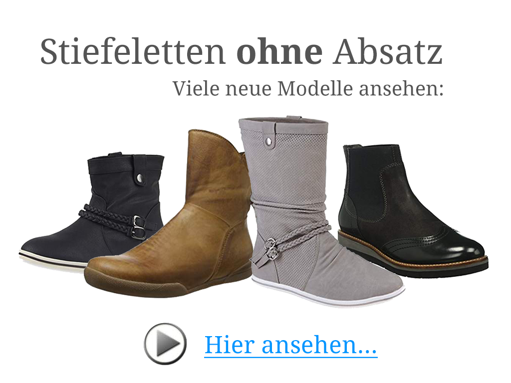 Stiefeletten ohne Absatz