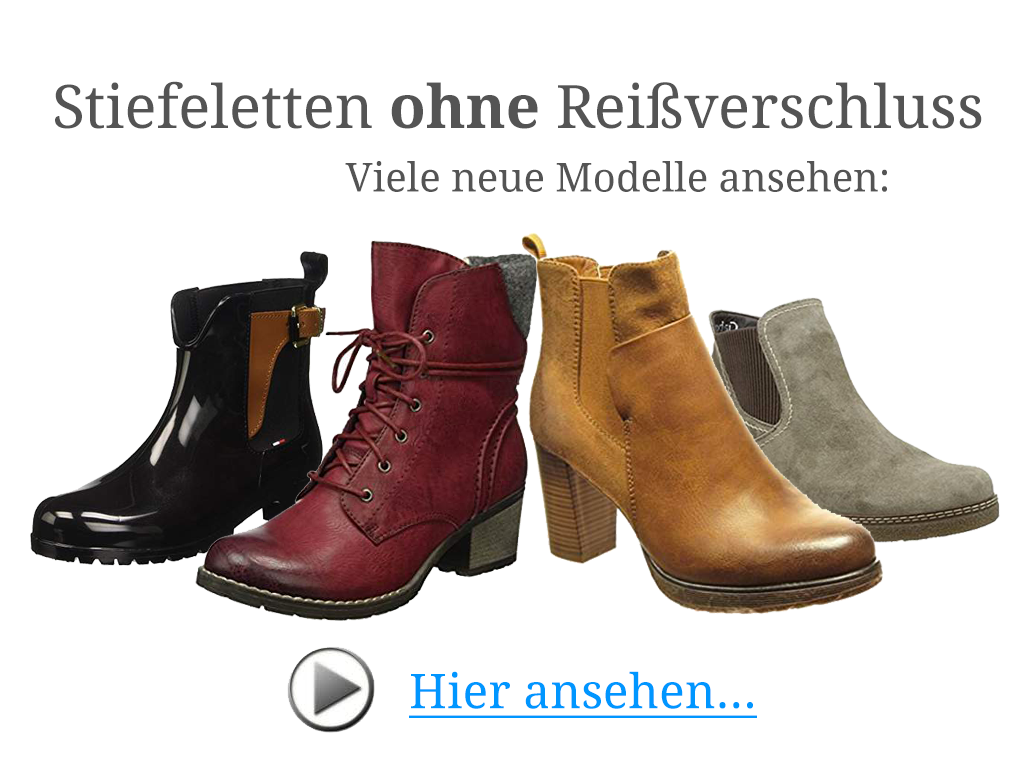 Stiefeletten ohne Reißverschluss