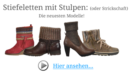 Stiefeletten Stulpen / Strickschaft