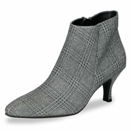 Paul Green Stiefelette 9595 Grau Karomuster