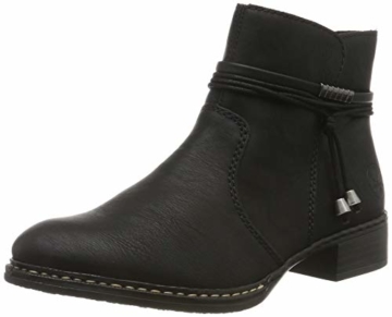 Rieker Ankleboot 73488 Reißverschluss Schwarz